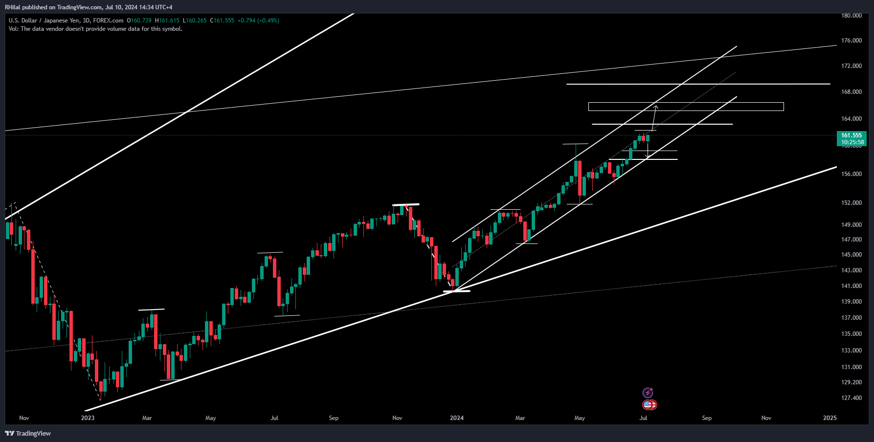 USDJPY Forecast: USDJPY_2024-07-10_14-34-02